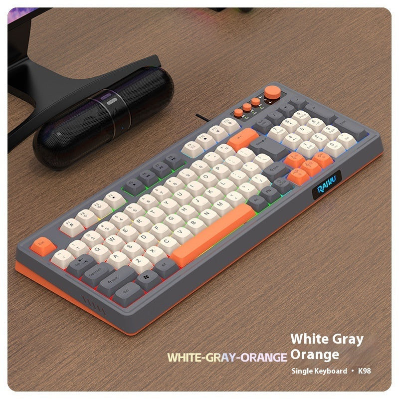 E-sports Games Keyboard And Mouse Set Mechanical Feeling Computer Key Mouse