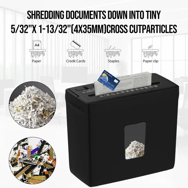 Paper Shredder For Home, 4-Mode Design-Durable & Fast And Jam Proof For Home Office Utilization