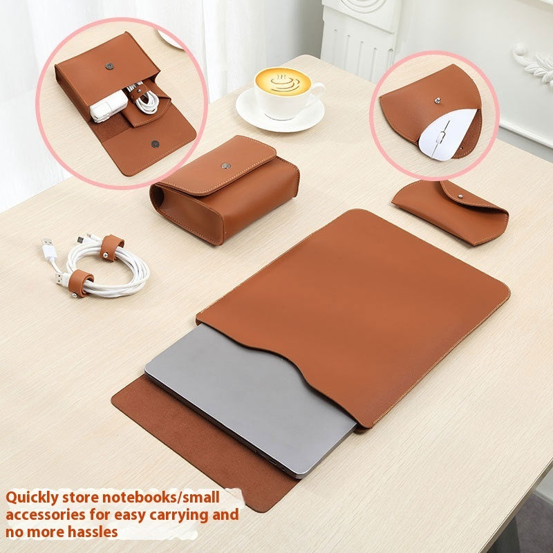 Lock Edge Notebook Leather Liner Bag