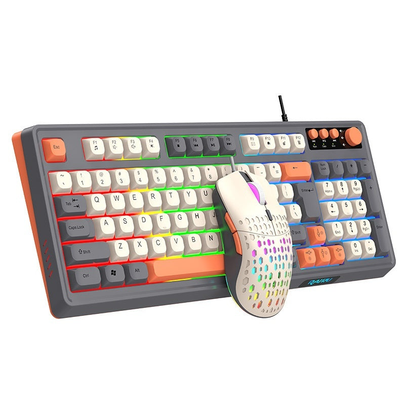 E-sports Games Keyboard And Mouse Set Mechanical Feeling Computer Key Mouse