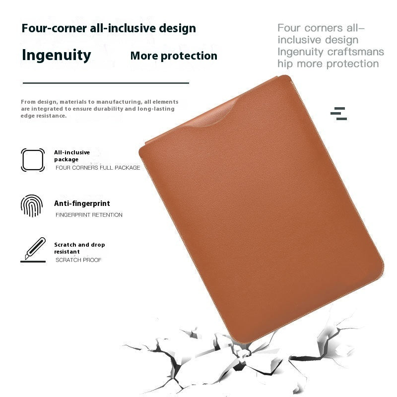 Lock Edge Notebook Leather Liner Bag