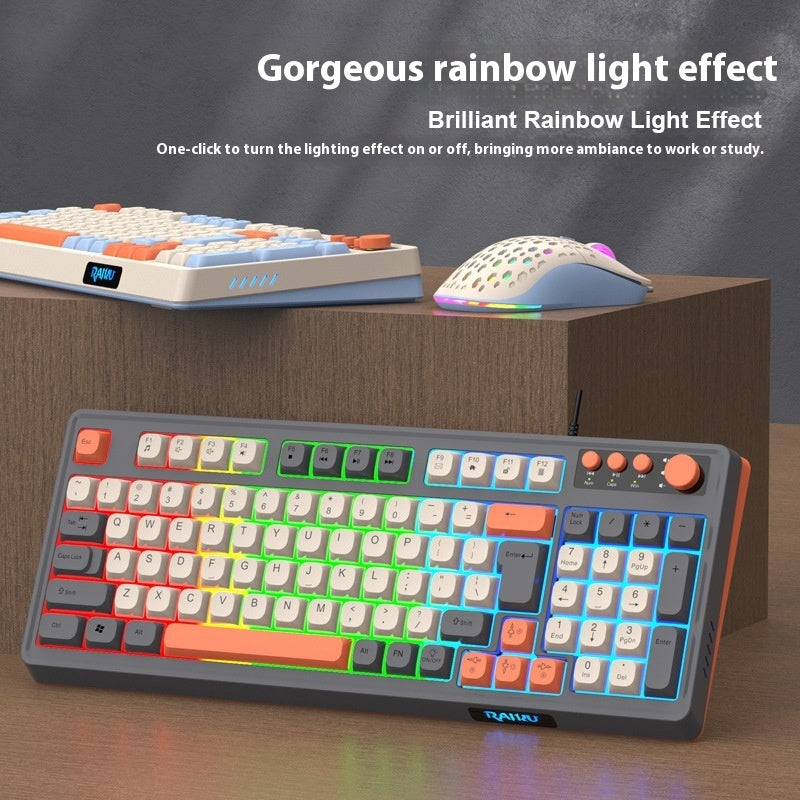 E-sports Games Keyboard And Mouse Set Mechanical Feeling Computer Key Mouse